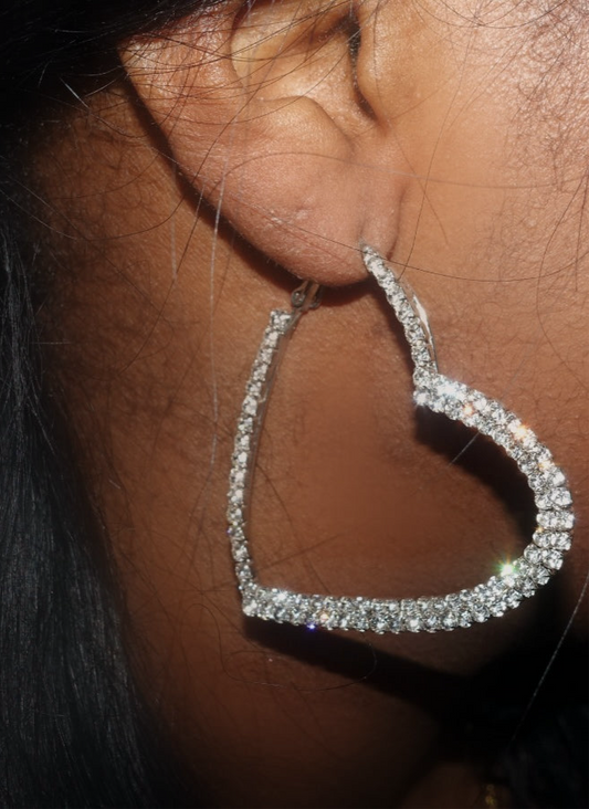 Heartshaped Hoops